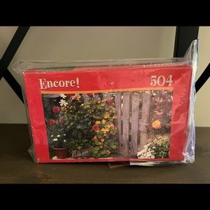 2007 Mega Brands Encore Neskowin Or Flower Garden 504 Piece Puzzle